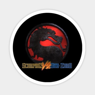 Scorpion vs Sub Zero team Mortal Kombat Pro Kompetition Magnet